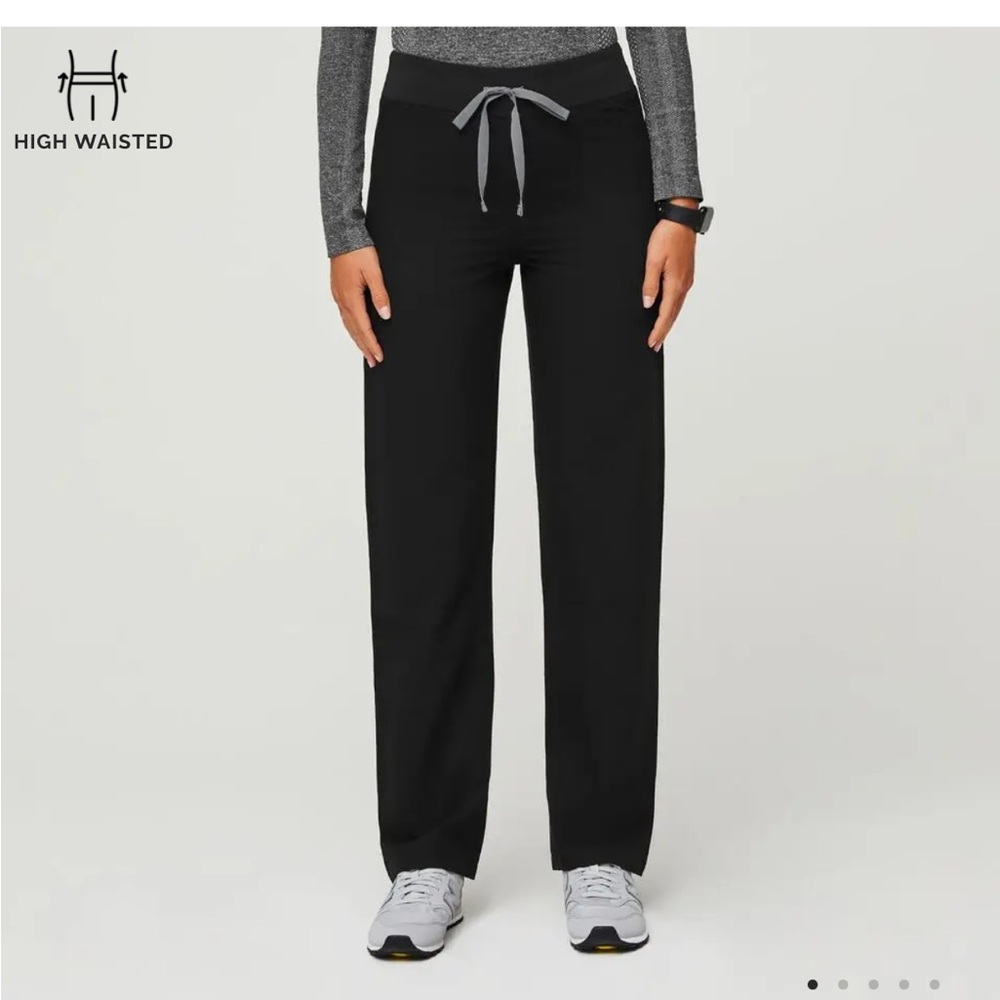 Figs high waisted size large Livingston pants Black